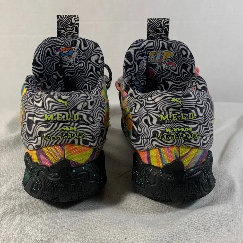 Puma x Dexter’s Laboratory MB.03 Multicolor Swirl Pattern Sneakers